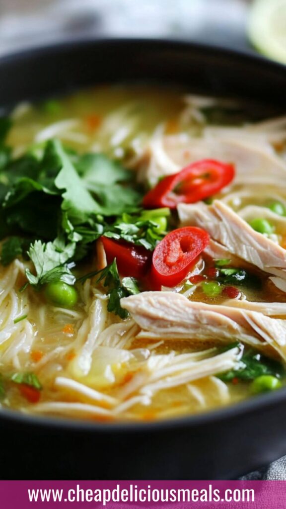 Best Chicken And Rice Noodle Soup Recipe
