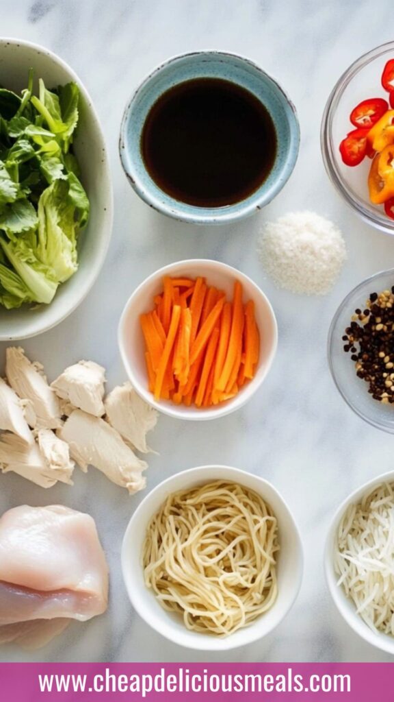 Chicken And Rice Noodle Copycat Recipe