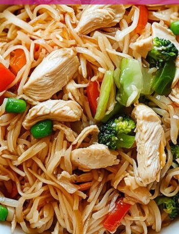 Chicken And Rice Noodle Recipe