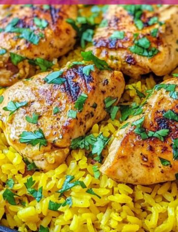 Chicken Breast And Yellow Rice Recipe