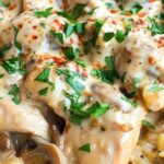 Lazy Man Chicken And Rice With Cream of Mushroom Soup