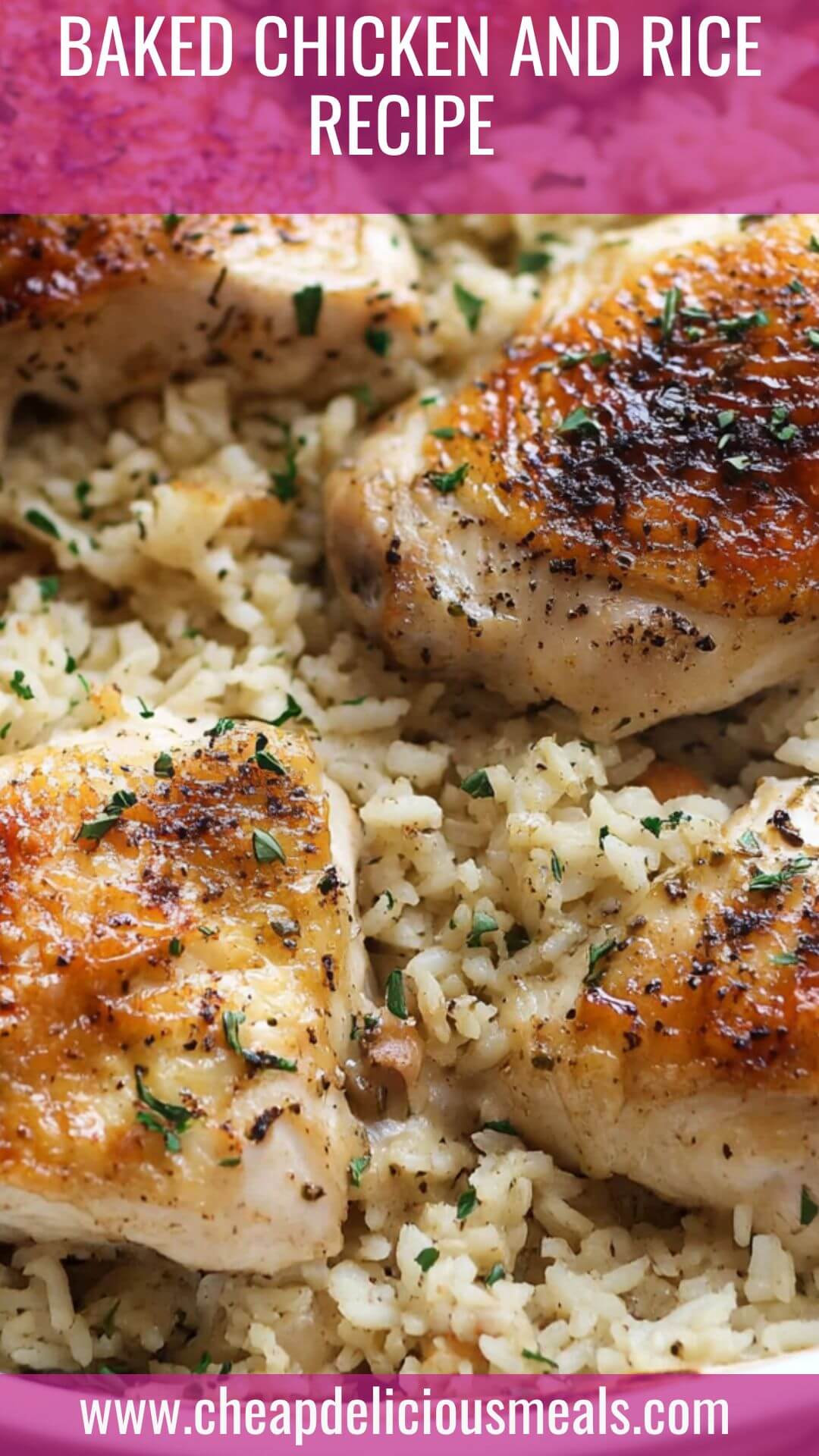 Baked Chicken and Rice Recipe