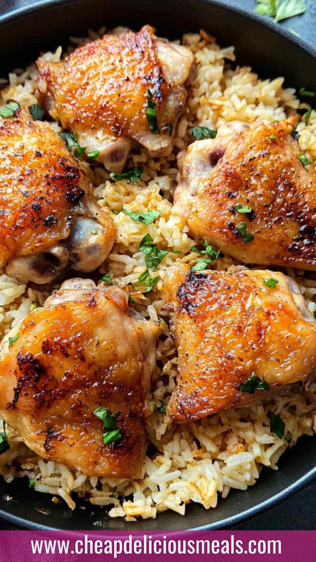 Best Chicken Thigh and Rice Recipe
