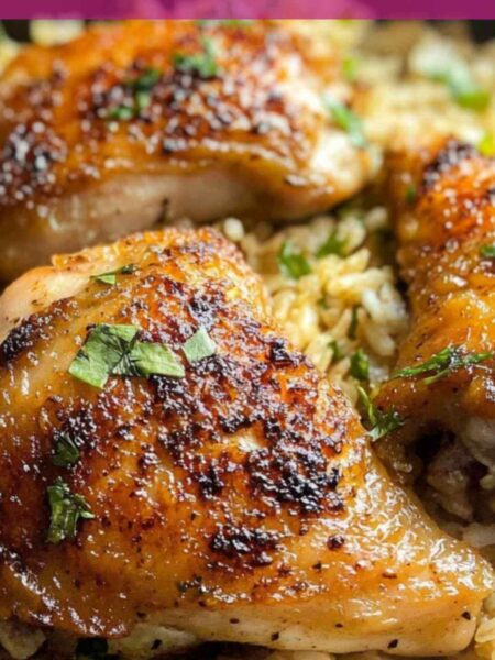 Chicken Thigh and Rice Recipe