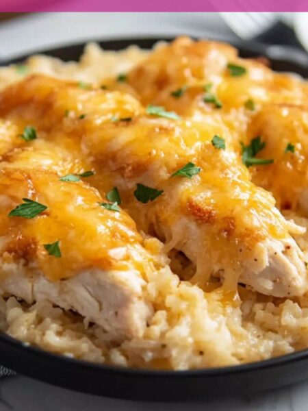 Cheesy Chicken and Rice Recipe