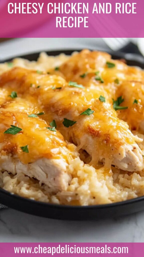 Cheesy Chicken and Rice Recipe