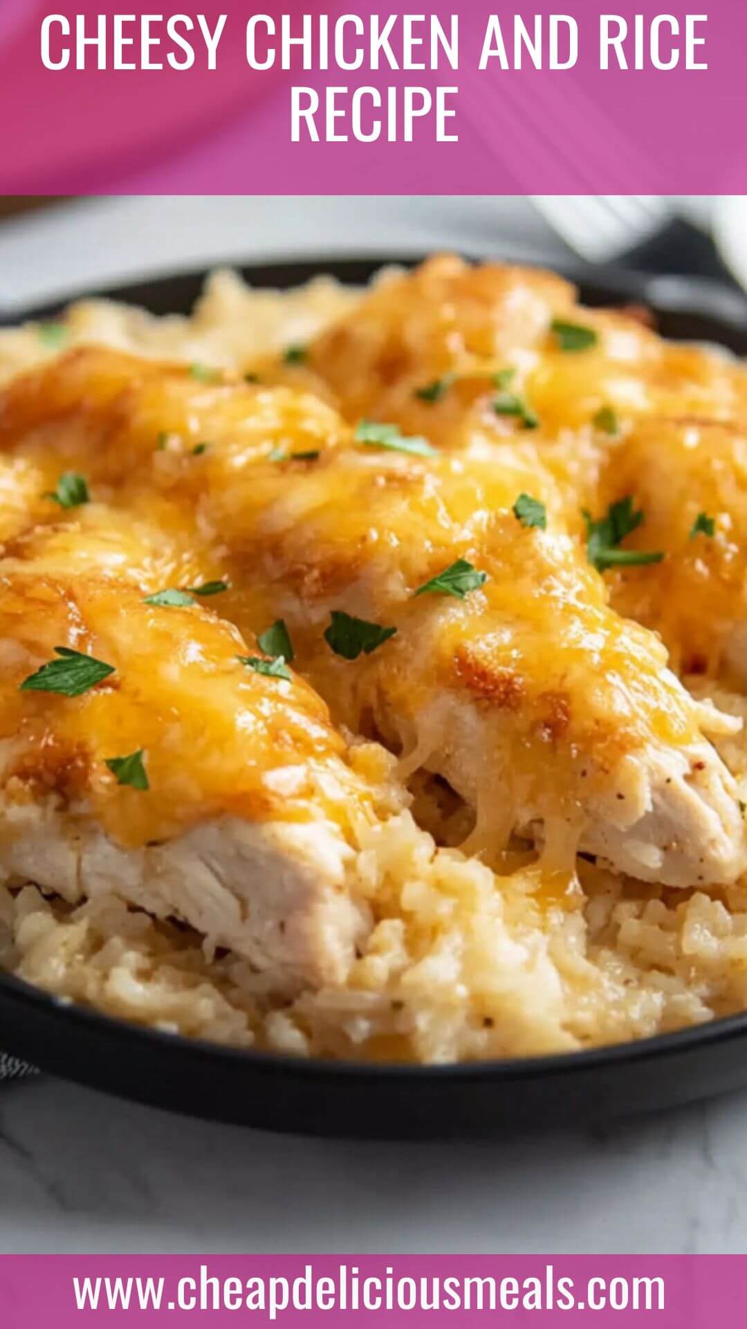 Cheesy Chicken and Rice Recipe