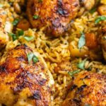 Sheet Tray Chicken and Rice Recipe