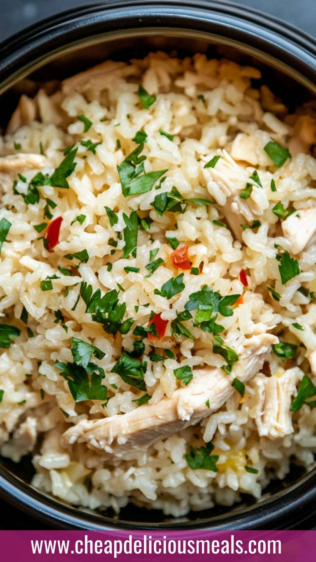 Slow Cooker Chicken and Rice Copycat Recipe