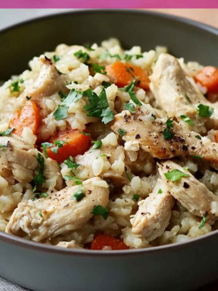 Slow Cooker Chicken and Rice Recipe