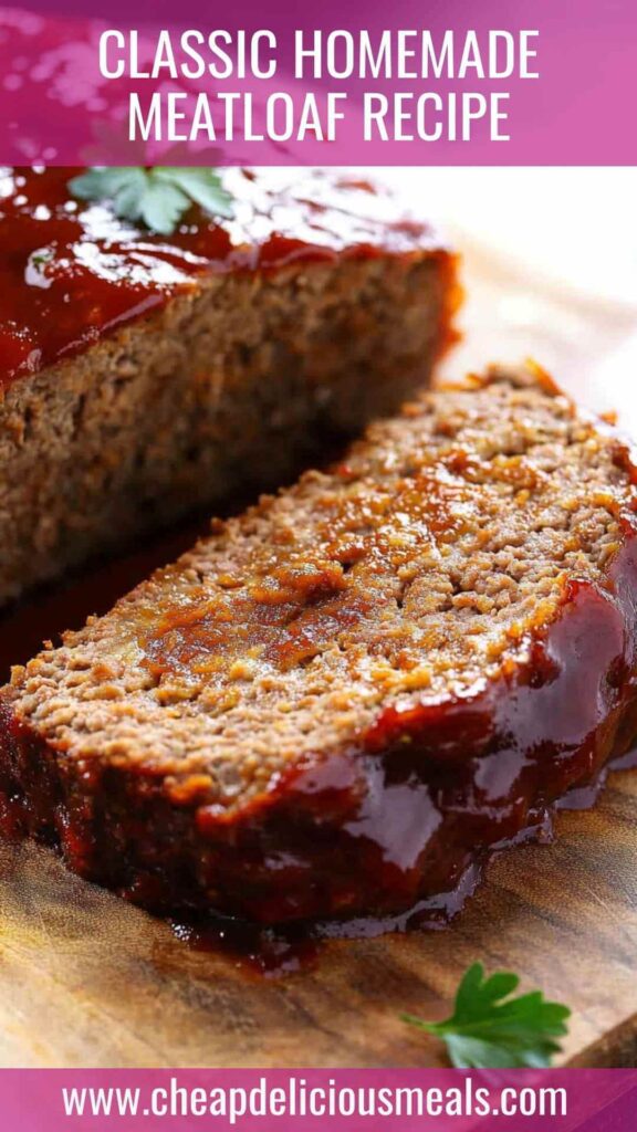 Classic Homemade Meatloaf Recipe