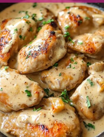Easy Creamy Garlic Chicken Recipe