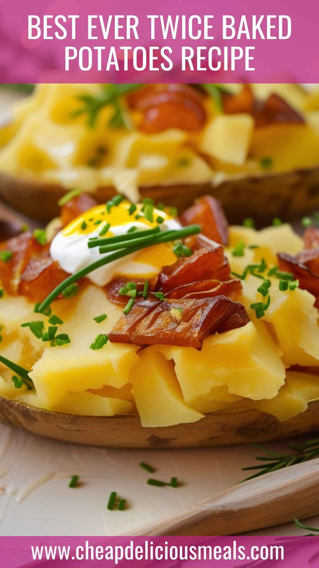 Best Ever Twice Baked Potatoes Recipe