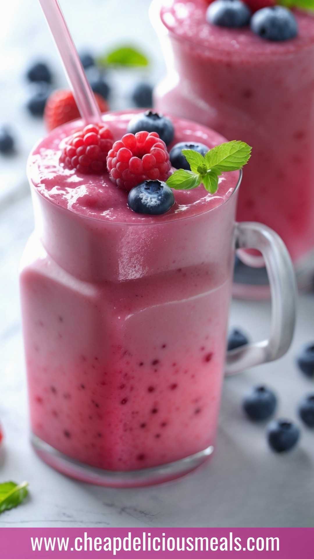 Best Frozen Mixed Berry Smoothie Recipe