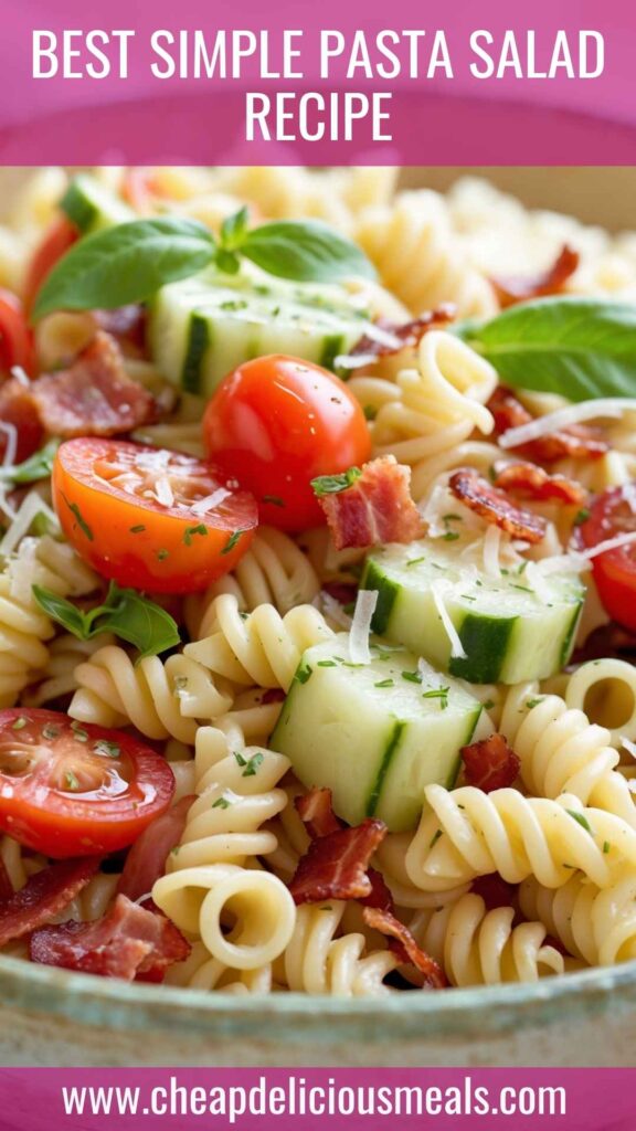 Best Simple Pasta Salad Recipe