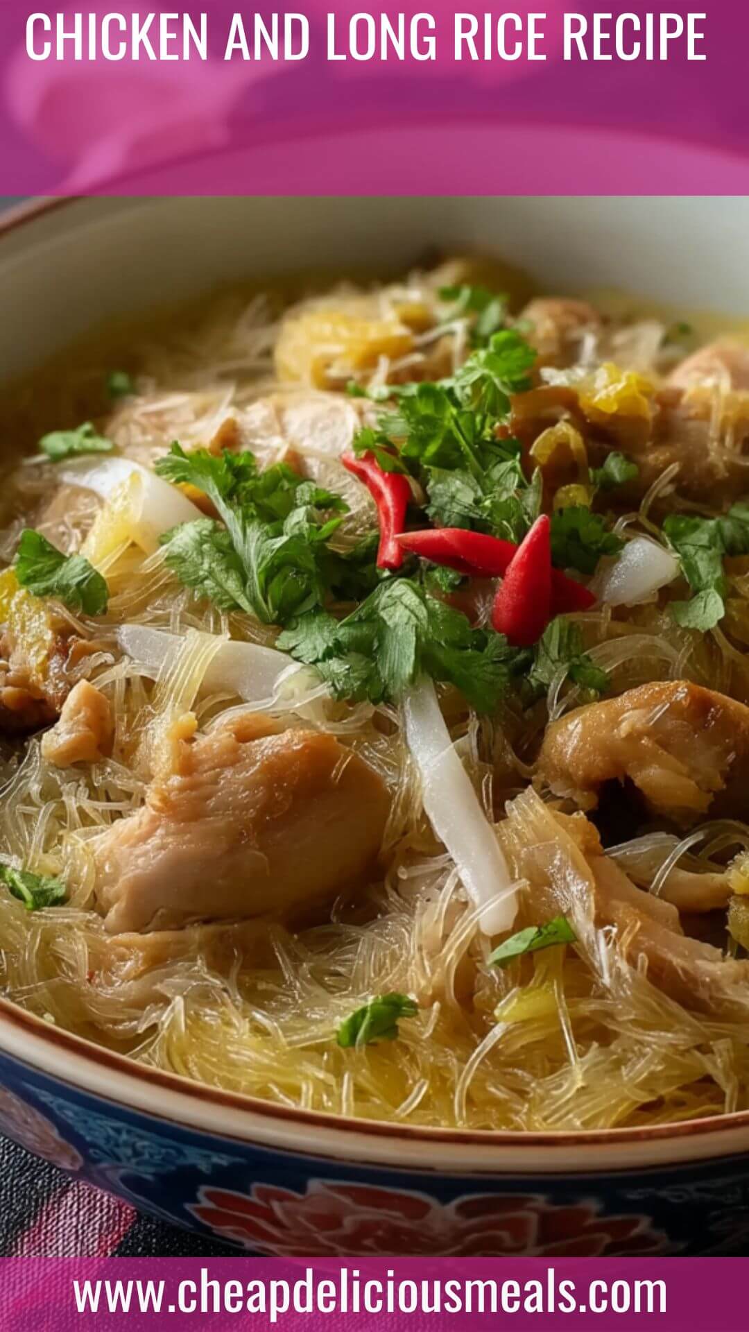 Chicken and Long Rice Recipe