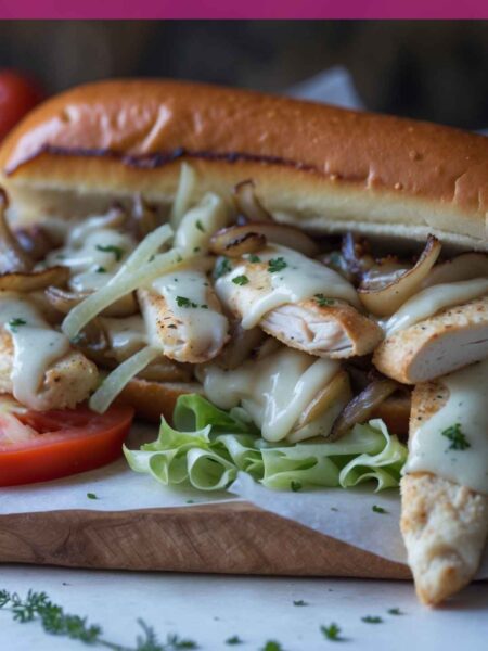 Easy Chicken Philly Cheesesteak Recipe