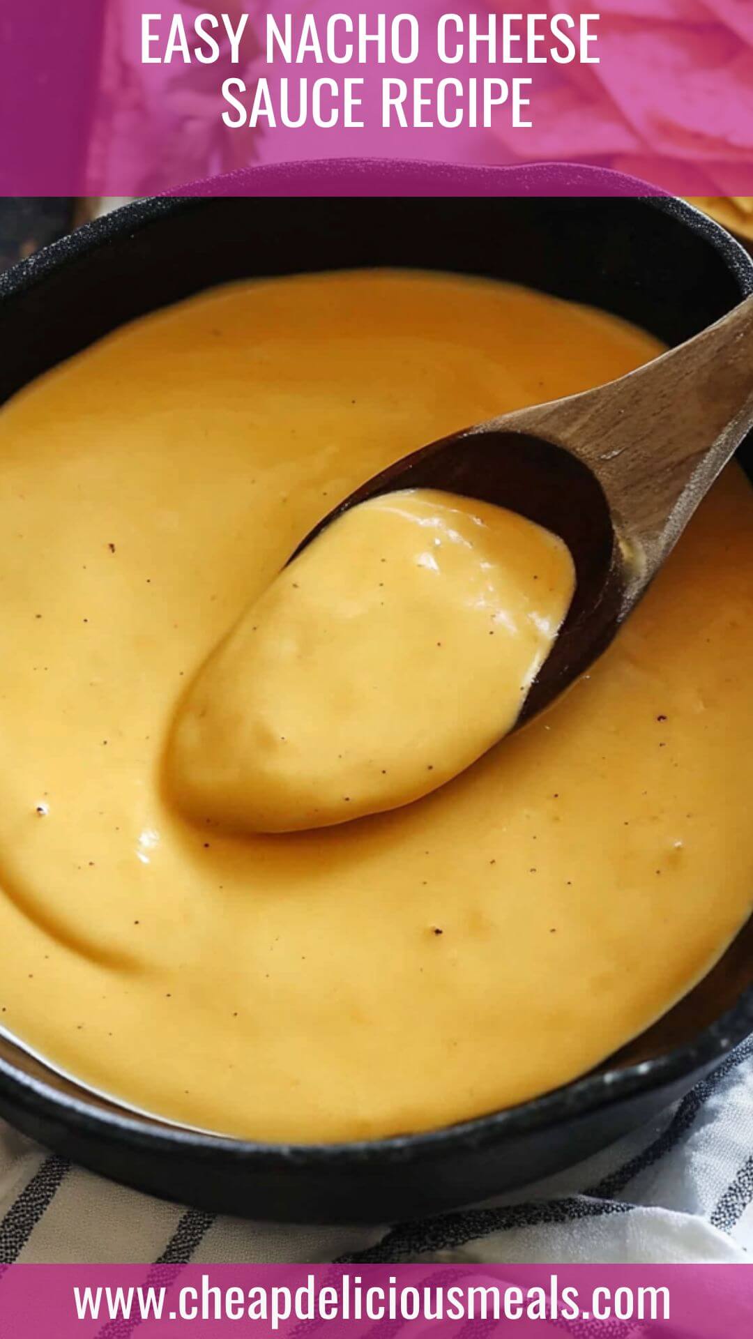 Easy Nacho Cheese Sauce Recipe