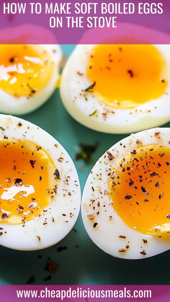 How to Make Soft Boiled Eggs on the Stove