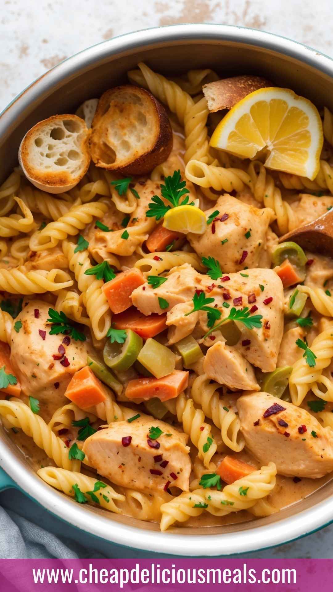 One Pot Creamy Cajun Chicken Pasta Copycat Recipe