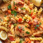 One Pot Creamy Cajun Chicken Pasta Recipe