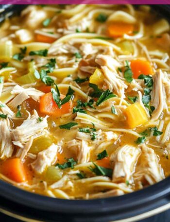 Slow Cooker Chicken Noodle Soup