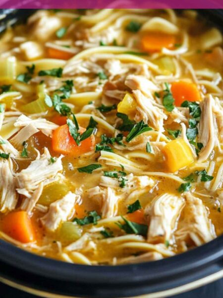 Slow Cooker Chicken Noodle Soup