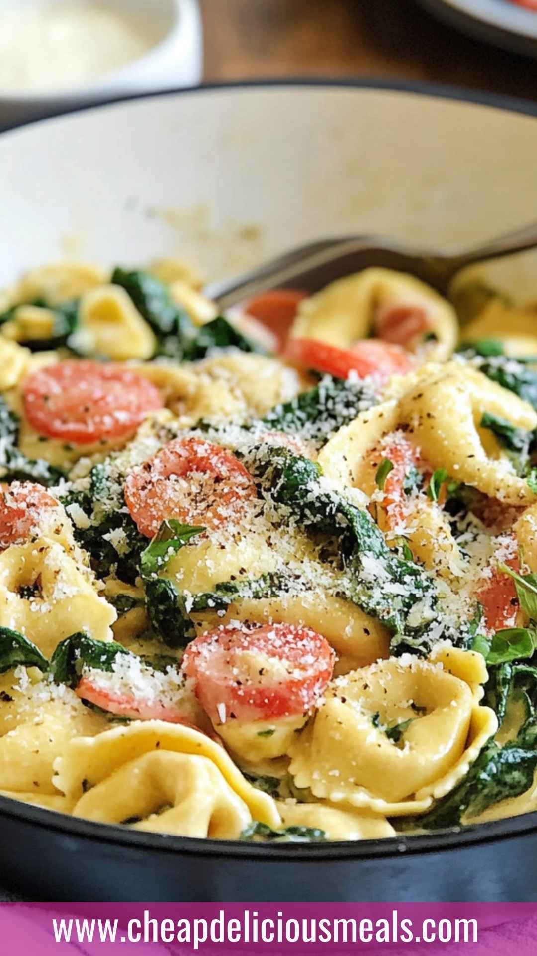 Spinach Tortellini Skillet Copycat Recipe