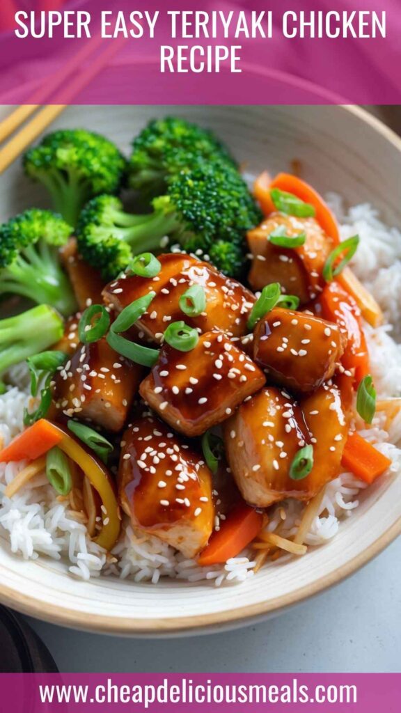 Super Easy Teriyaki Chicken Recipe