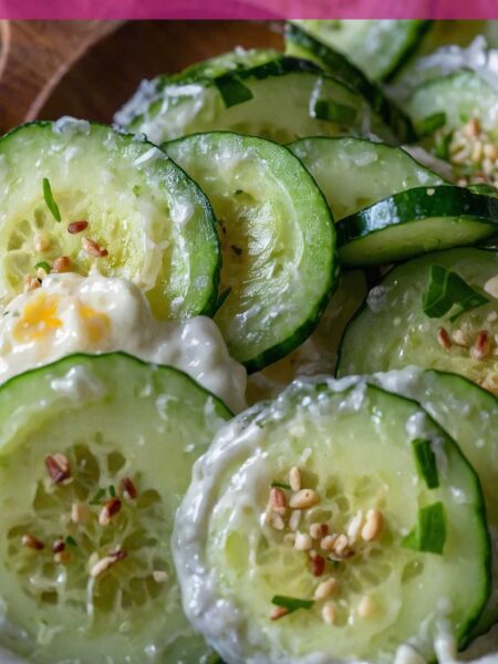 Creamy Cucumber Salad Recipe