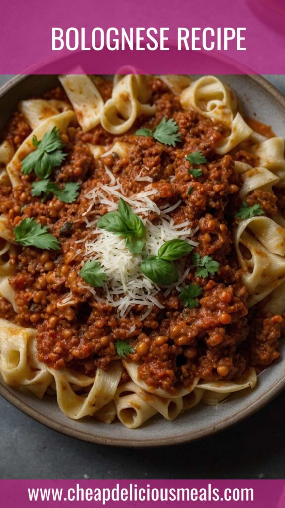 Bolognese Recipe