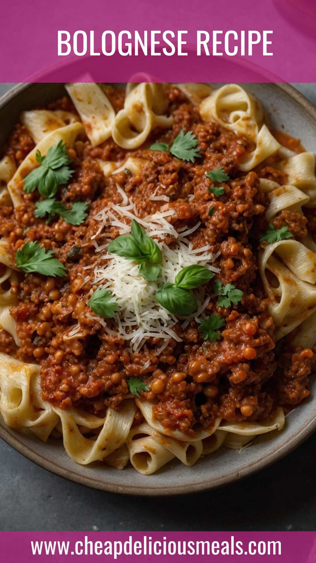 Bolognese Recipe