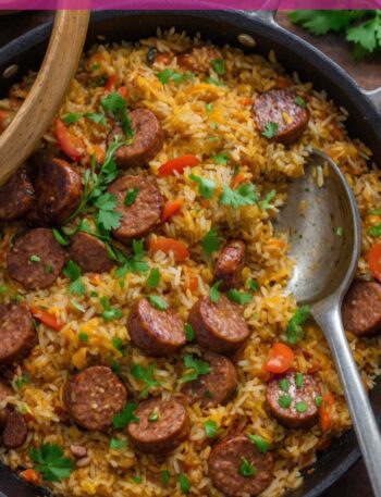 Cajun Sausage and Rice Skillet Recipe