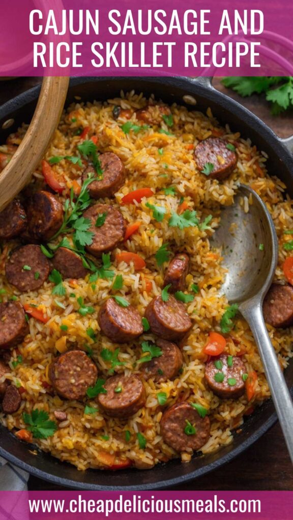 Cajun Sausage and Rice Skillet Recipe
