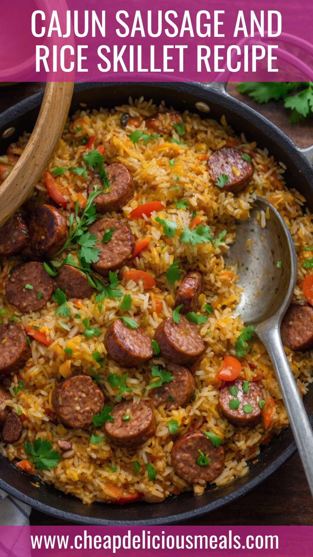 Cajun Sausage and Rice Skillet Recipe