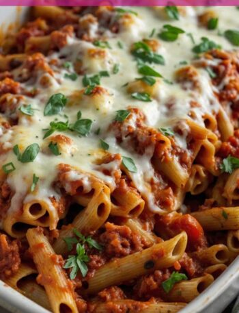 Baked Mostaccioli Recipe
