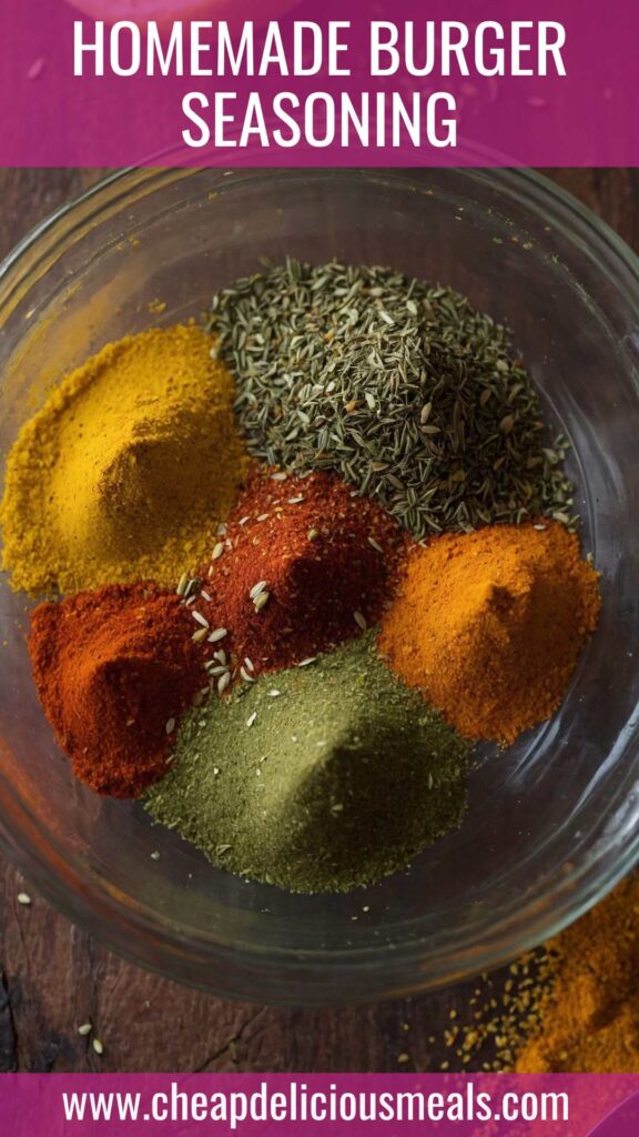 Homemade Burger Seasoning Recipe