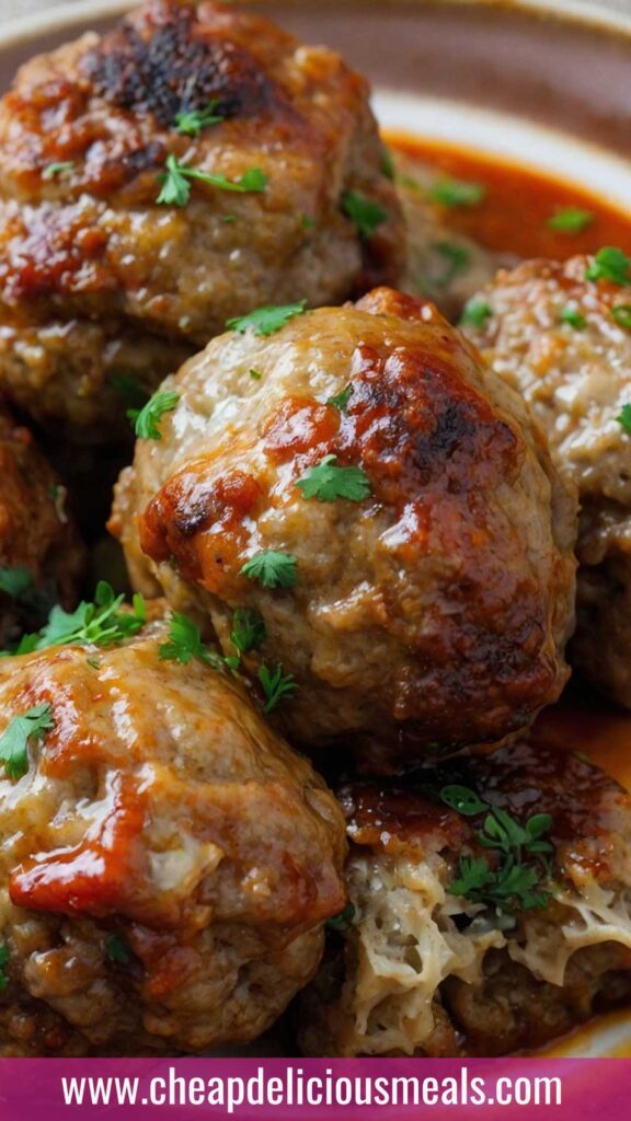 Easy Pan Fried Meatballs