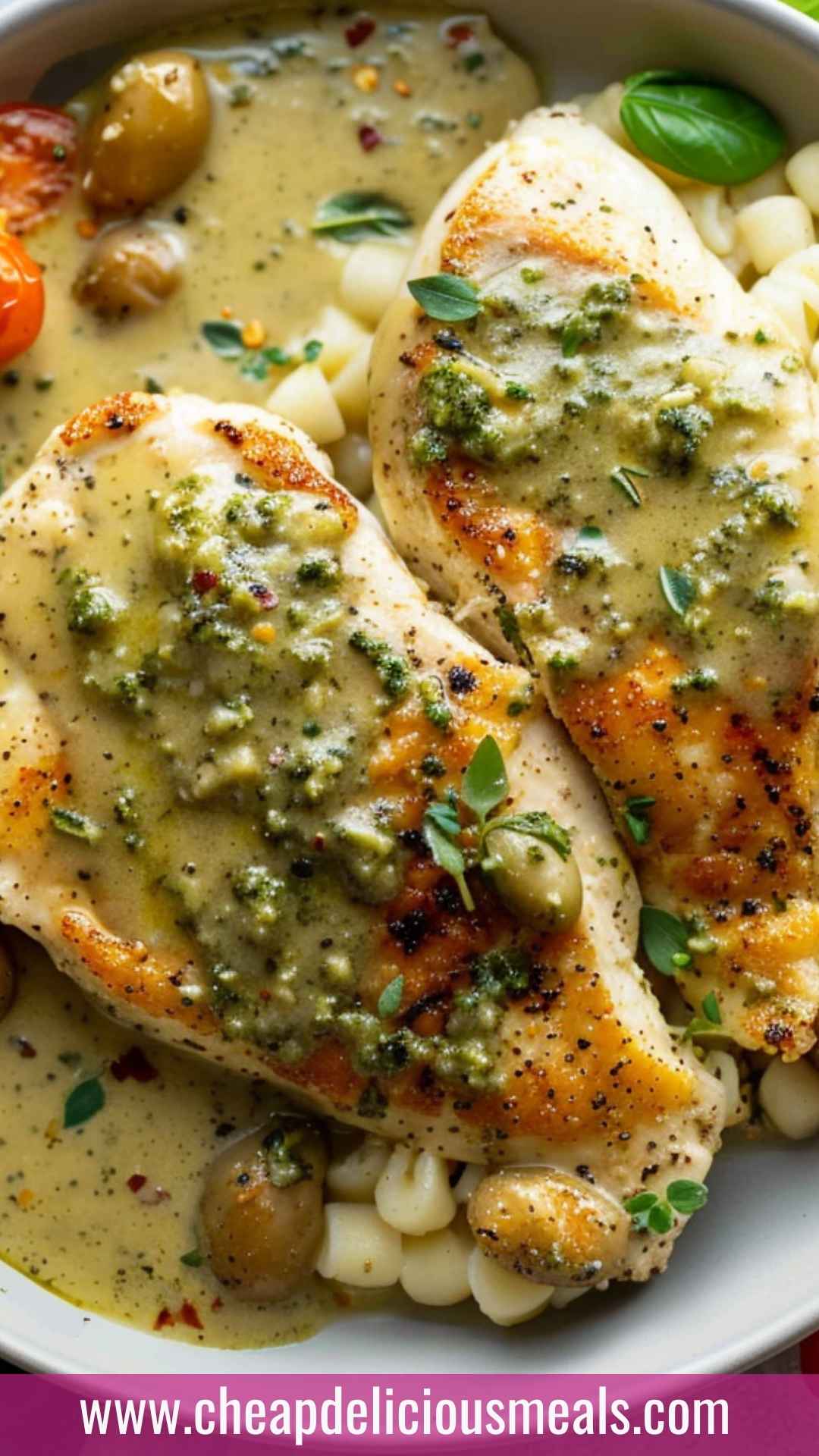 How to Make Creamy Pesto Chicken How to Make Creamy Pesto Chicken