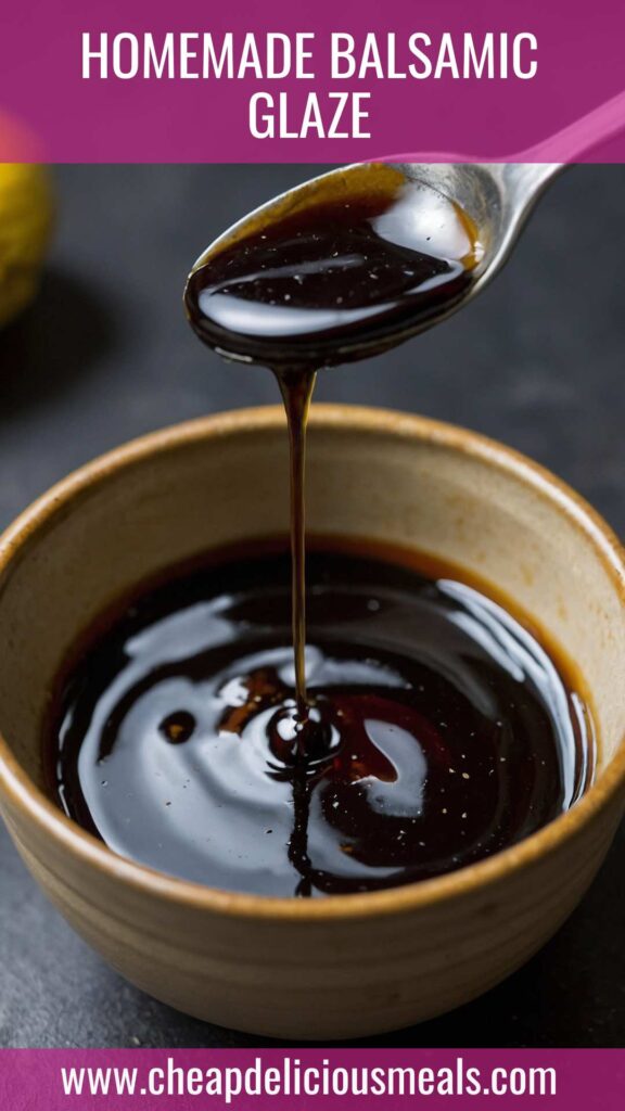 Homemade Balsamic Glaze