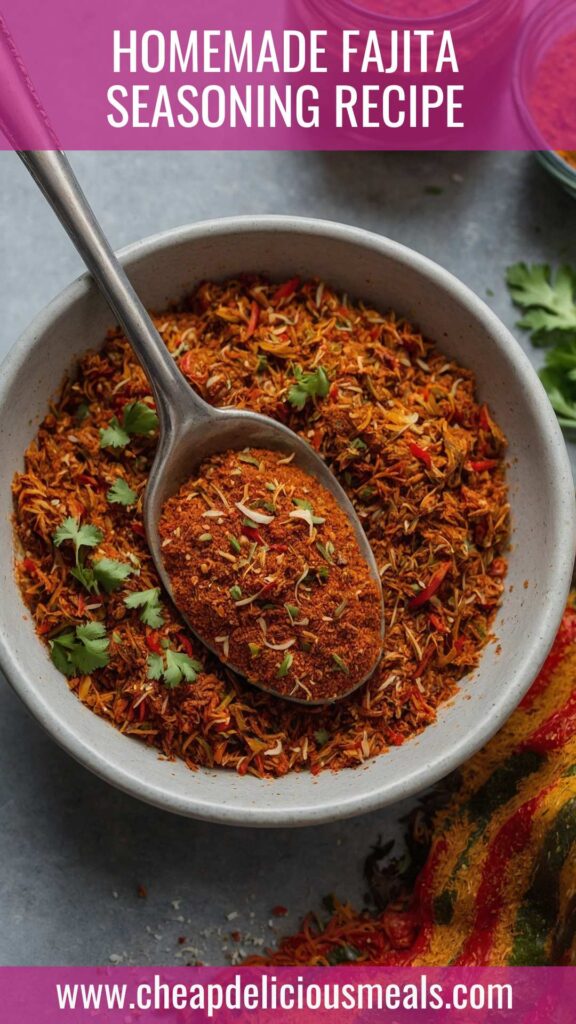 Homemade Fajita Seasoning Recipe