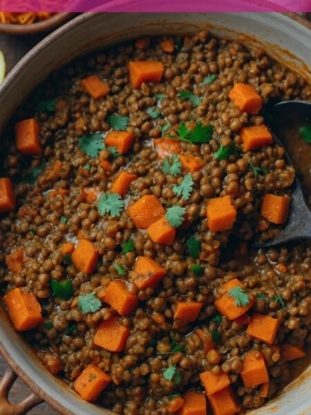 Spiced Lentils With Carrots