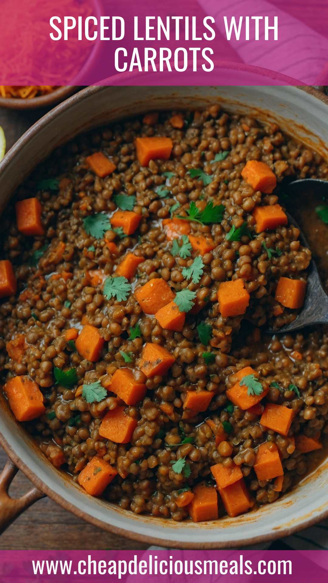 Spiced Lentils With Carrots