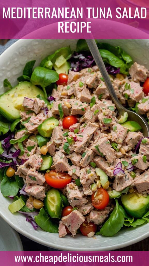 Mediterranean Tuna Salad Recipe