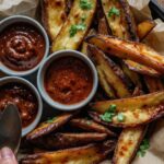 Oven Baked Steak Fries Recipe