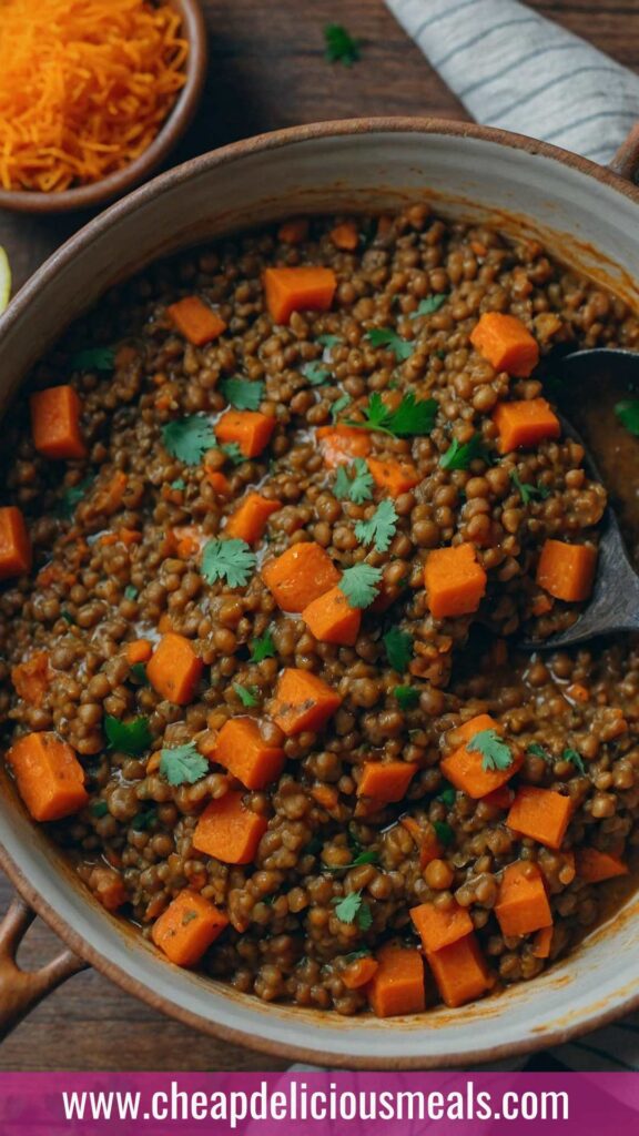 How to make Spiced Lentils With Carrots