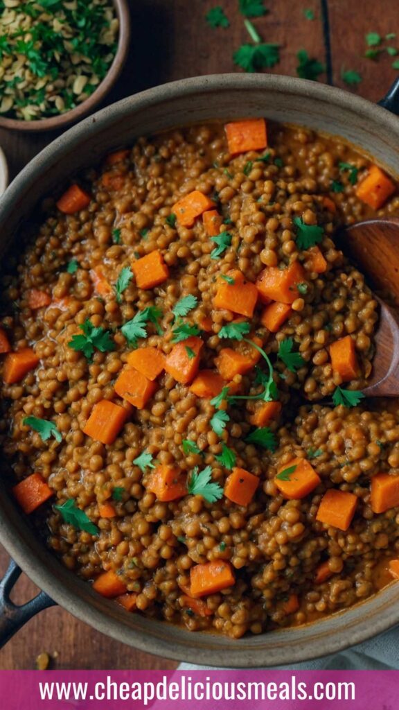 Spiced Lentils With Carrots Recipe