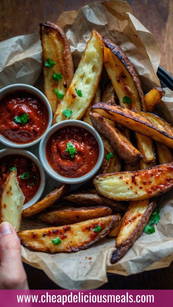 Oven Baked Steak Fries Oven Baked Steak Fries