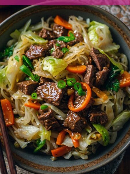 Beef Cabbage Stir Fry