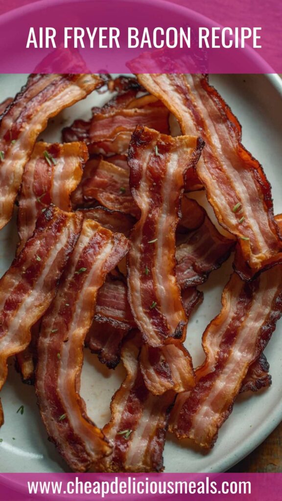 Air Fryer Bacon Recipe
